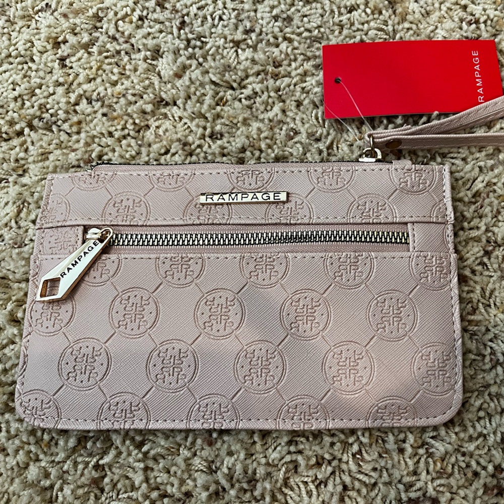 Rampage NWT Wristlet light Pink